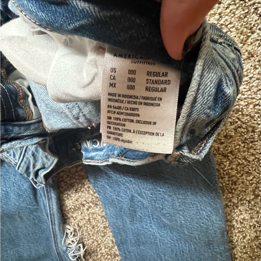 American Eagle Outfitters Blue Straight Leg Jeans